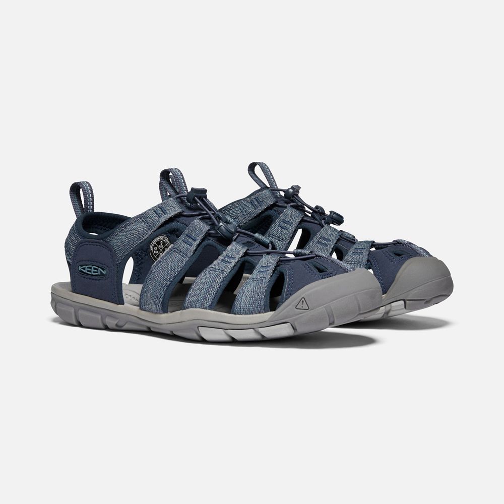 Keen Vandringssandaler Herr Blå/Grå - Clearwater Cnx - 531908GBU